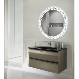 Зеркало с подсветкой для ванной комнаты Эвре 65 см